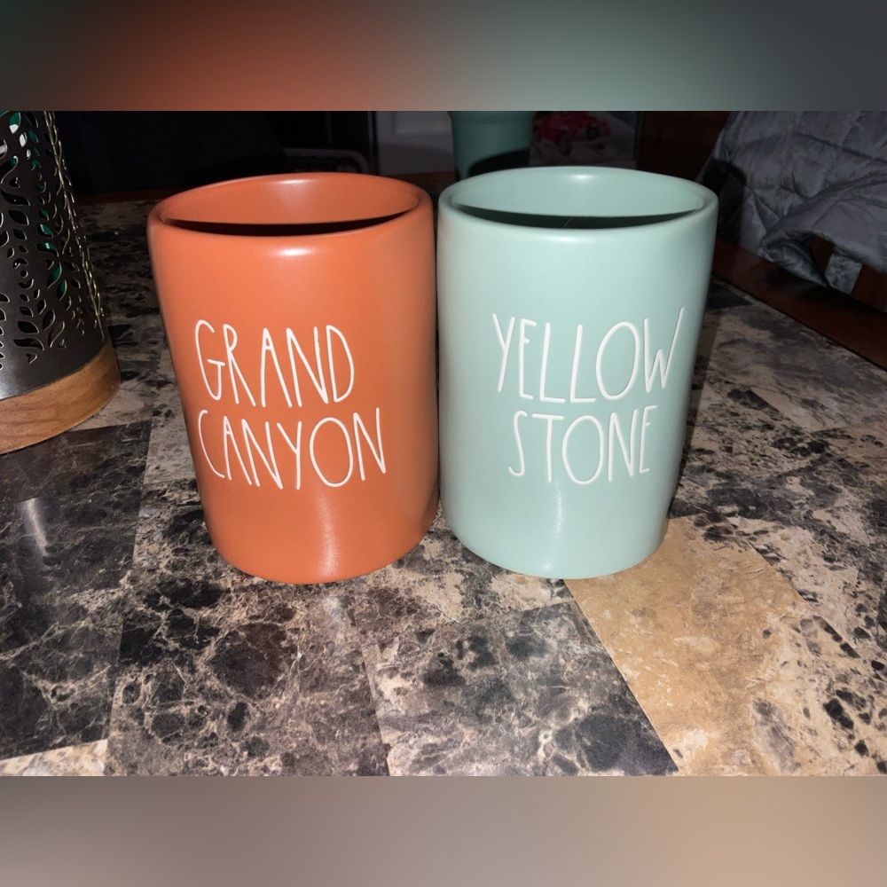 Rae Dunn National Park Series Yellowstone & Grand Canyon Candle Set